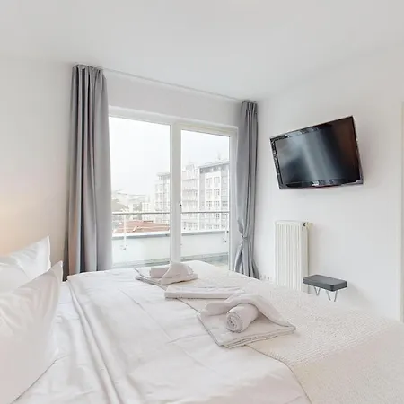Strandnahe Mit Balkon, Residenz Bel Vital 37, 아파트