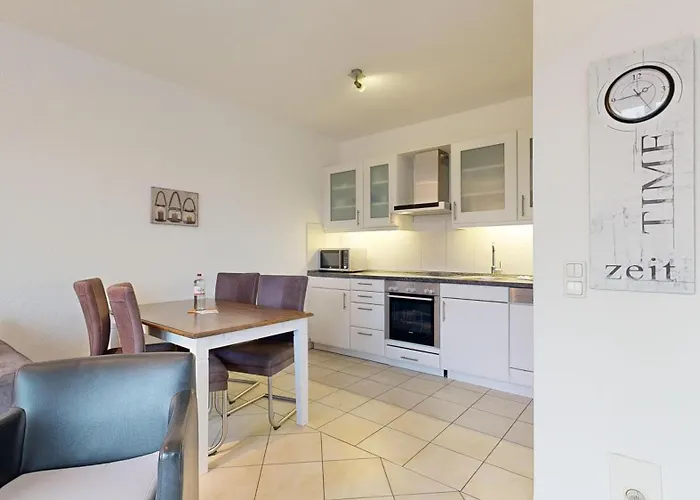 Strandnahe Mit Balkon, Residenz Bel Vital 37, 公寓 宾茨