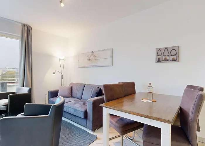 Strandnahe Mit Balkon, Residenz Bel Vital 37, 公寓 宾茨